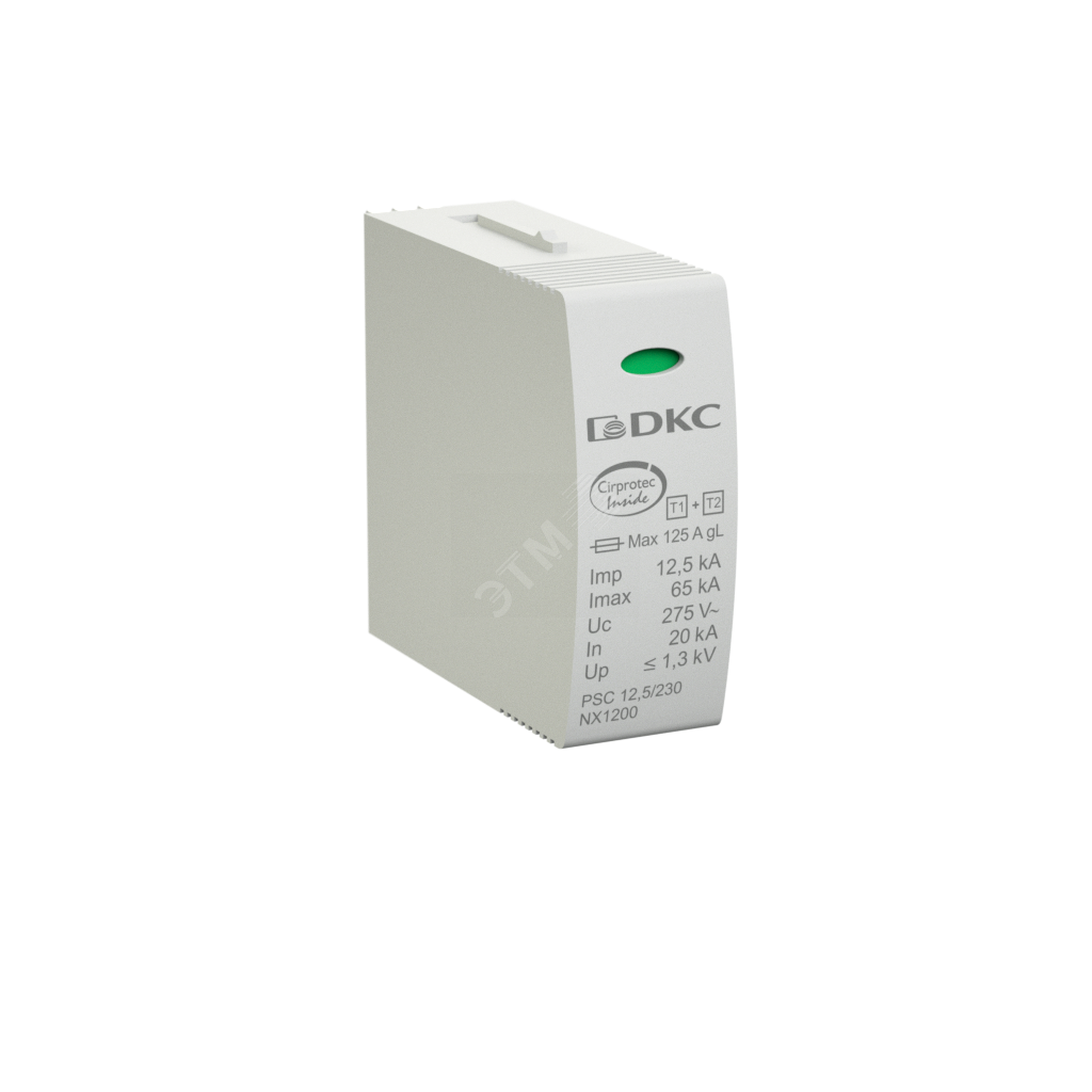 Изображение товара Сменный модуль к УЗИП класс II N-PE 40кА для защиты электрооборудования