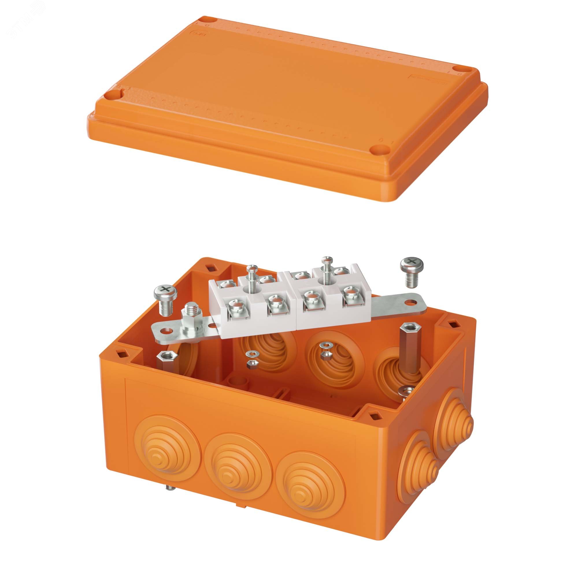 Коробка распределительная FS 150х110x70мм IP55 с кабельными вводами FSK21410 DKC - превью 2