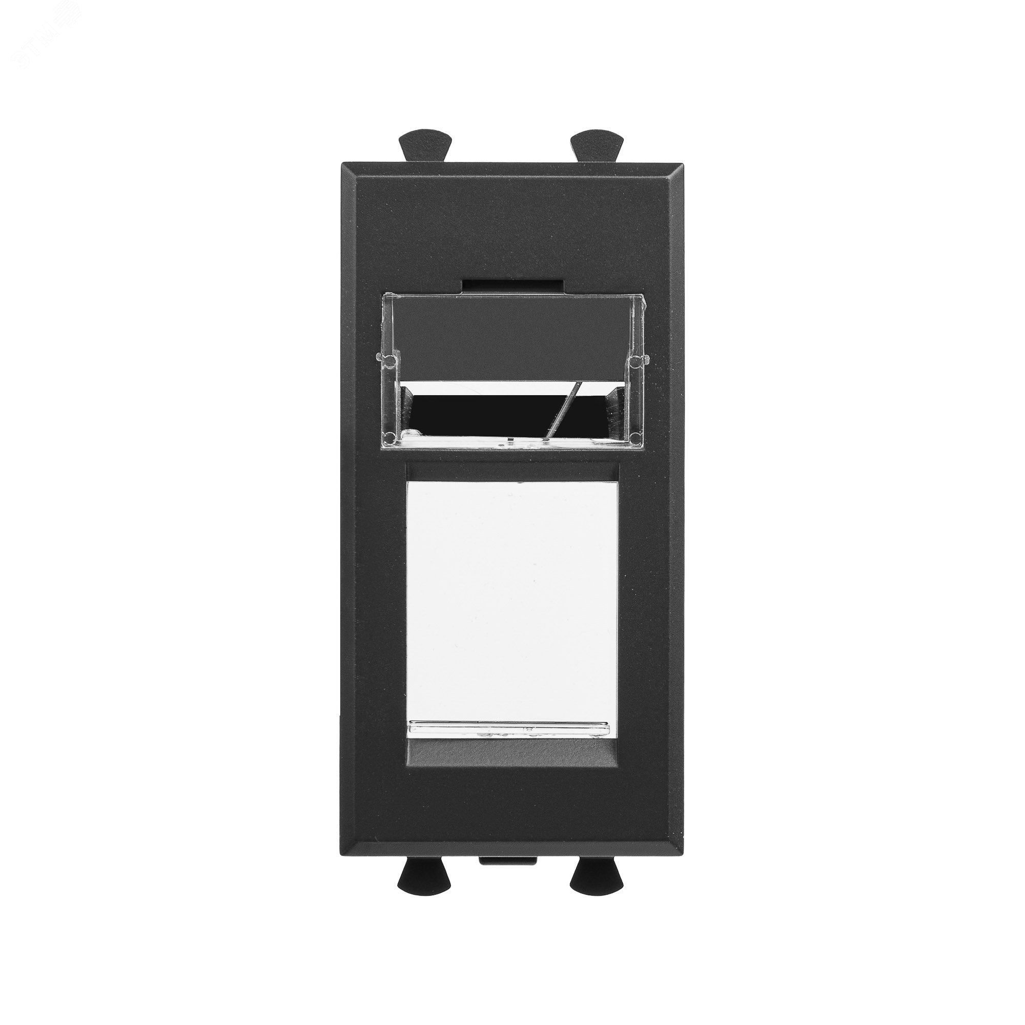 Изображение товара Адаптер для Keystone Avanti Черный матовый 1 модуль монтаж IP20