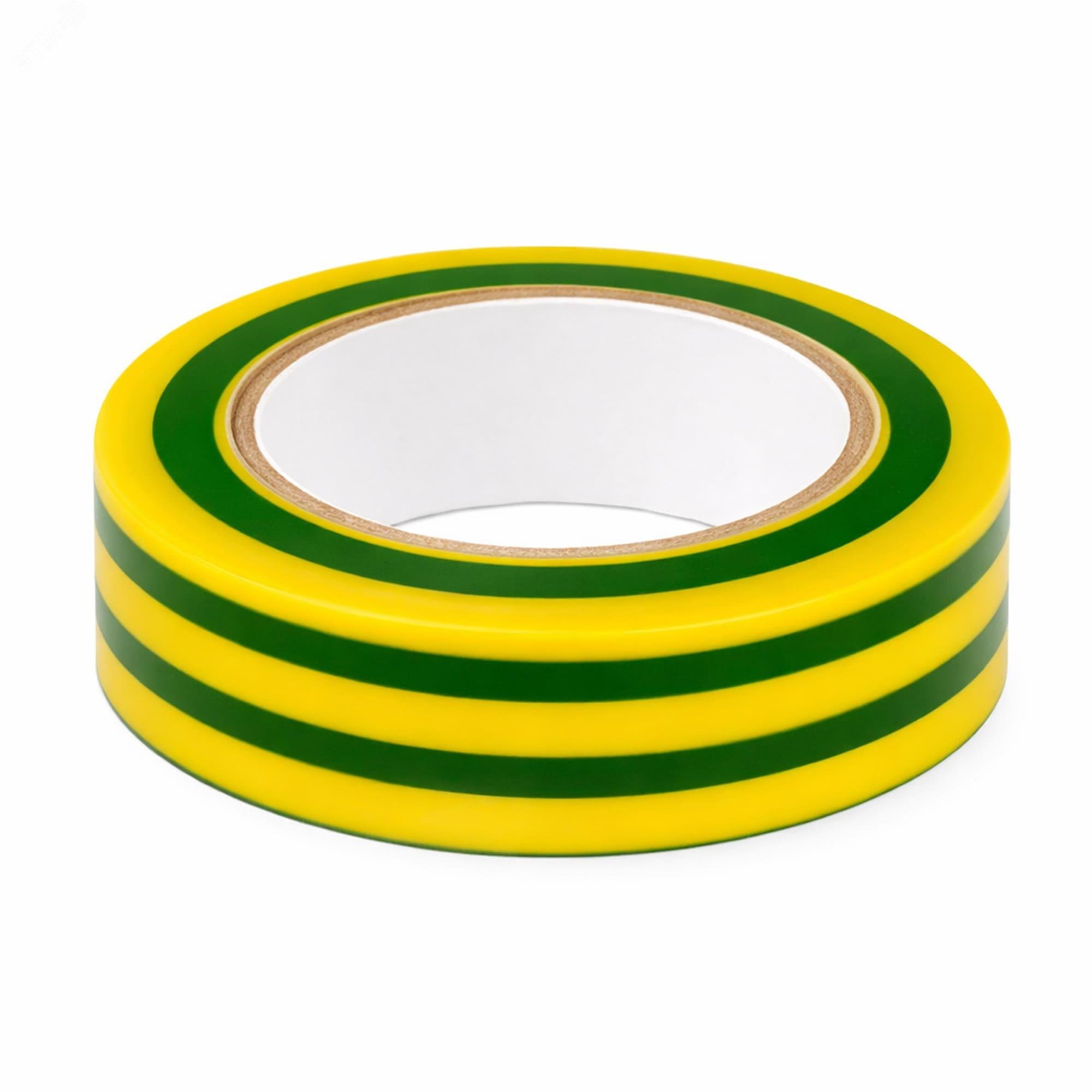 Изображение товара Изолента ПВХ 19x0,15 20м желто-зеленая DKC