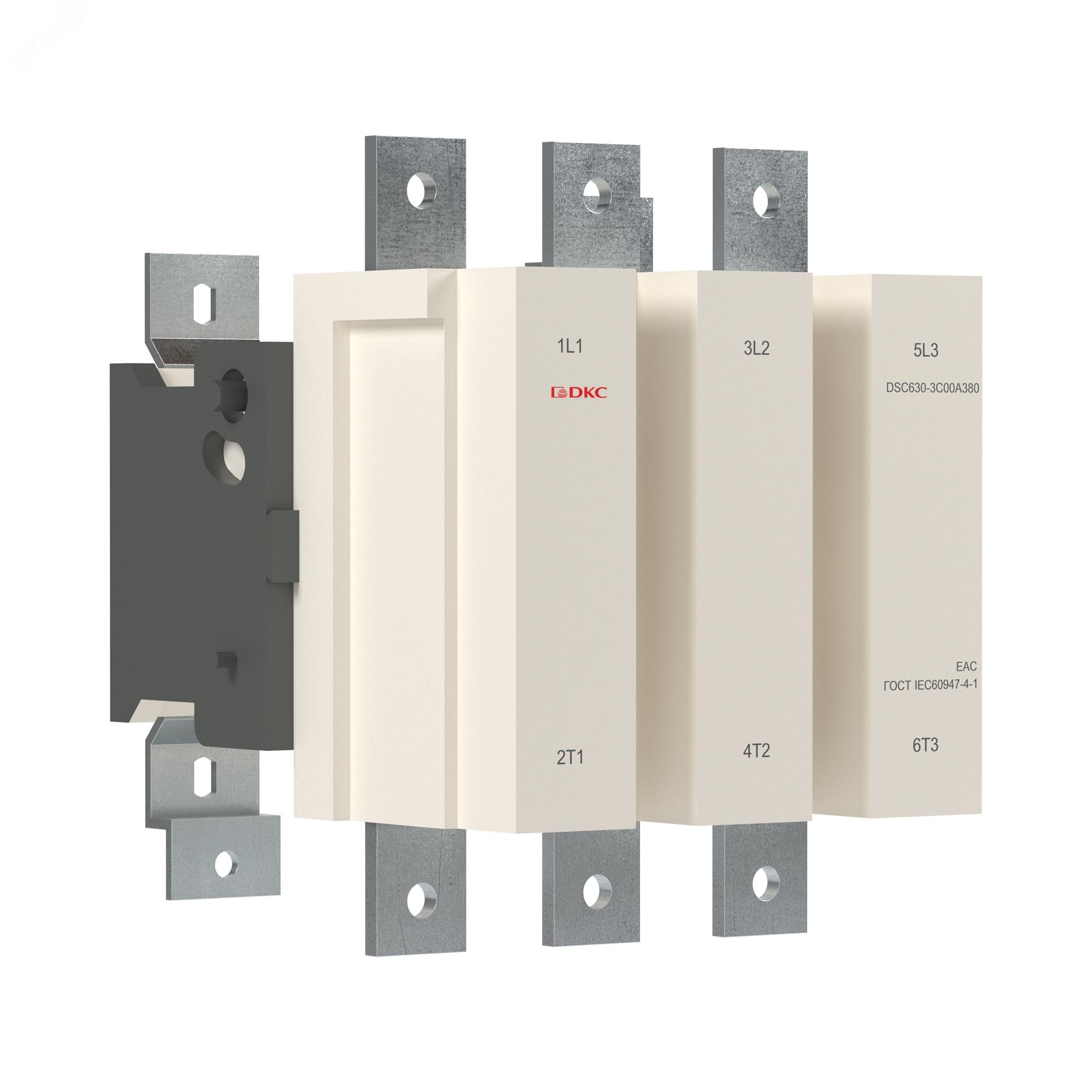 Изображение товара Контактор магнитный 630А 335кВт (AC3) кат 380В AC (шт)