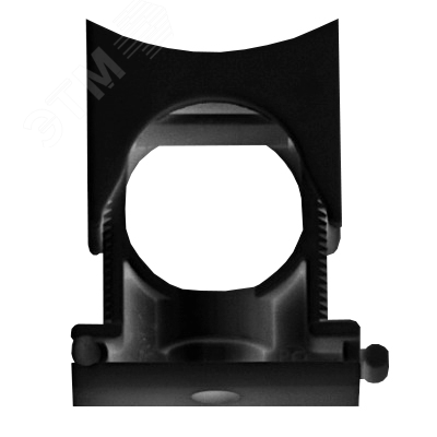 Изображение товара Держатель с крышкой DN 23-29мм полиамид черный (шт)