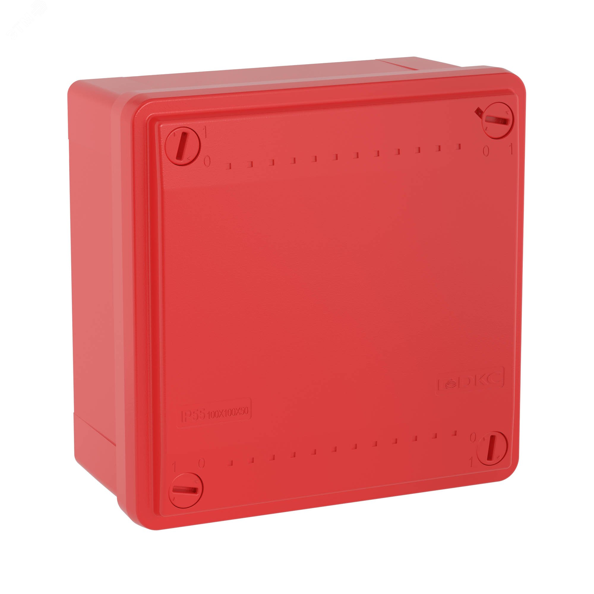 Коробка распределительная 100х100х50 IP56 гладкие стенки красная 53811 DKC - превью 2