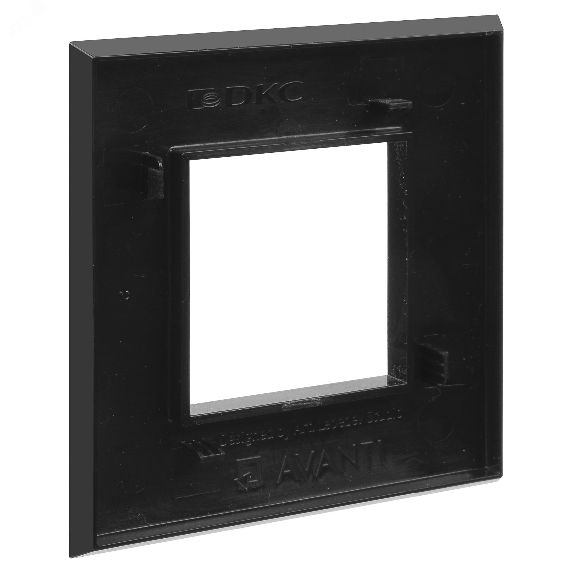 Avanti Рамка ARTLEBEDEV ''Черный квадрат'' 2 модульная 4402902 DKC - превью 5