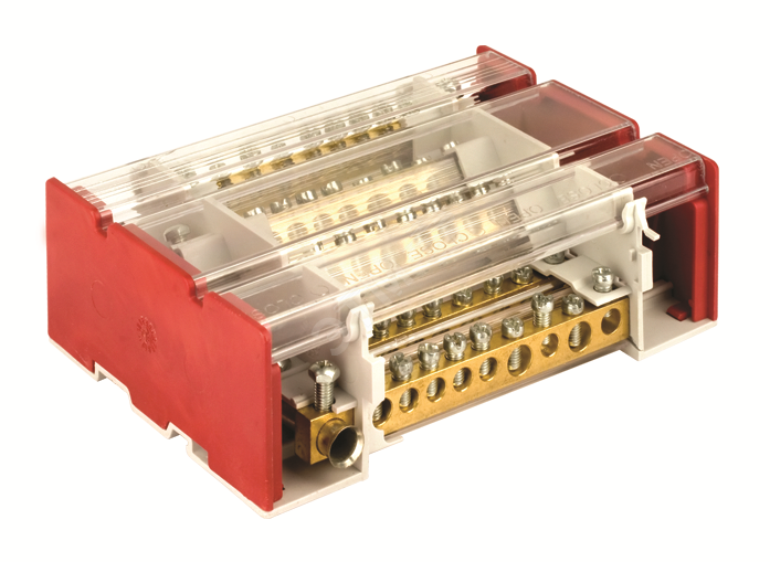 Изображение товара Блок распределительный на DIN-рейку 4р 160А DKC серия Quadro