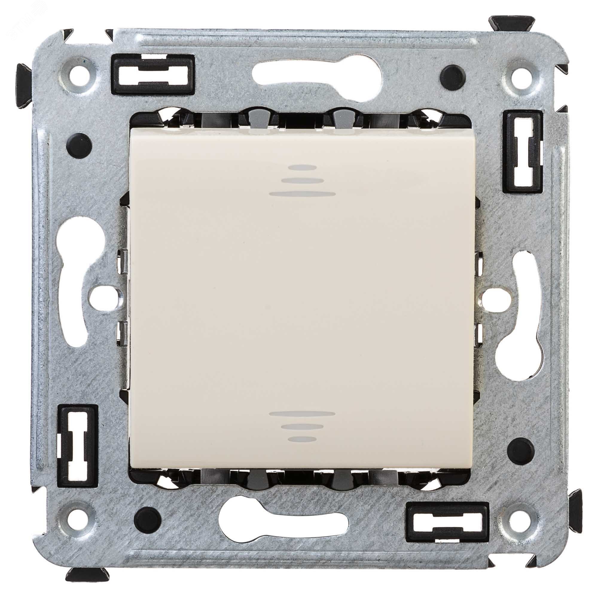 Изображение товара Avanti Инвертор одноклавишный в стену Ванильная дымка (Переключатель сх.7) (шт)