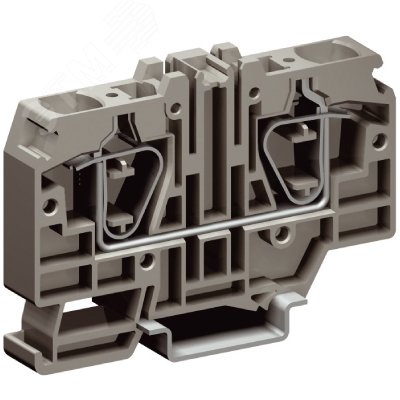 Изображение товара Зажим проходной HMM.16/GR серый 16 кв.мм для электросоединений Quadro