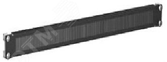 Кабельный ввод с щеточным буртиком 19дюйм, 1U, чёрный R5SPZ191HEB DKC - превью 2