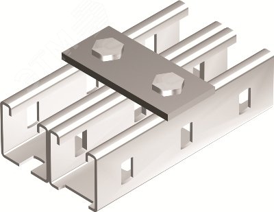 Изображение товара Пластина соединительная 90 мм 2отверстия горячеоцинкованная (шт)