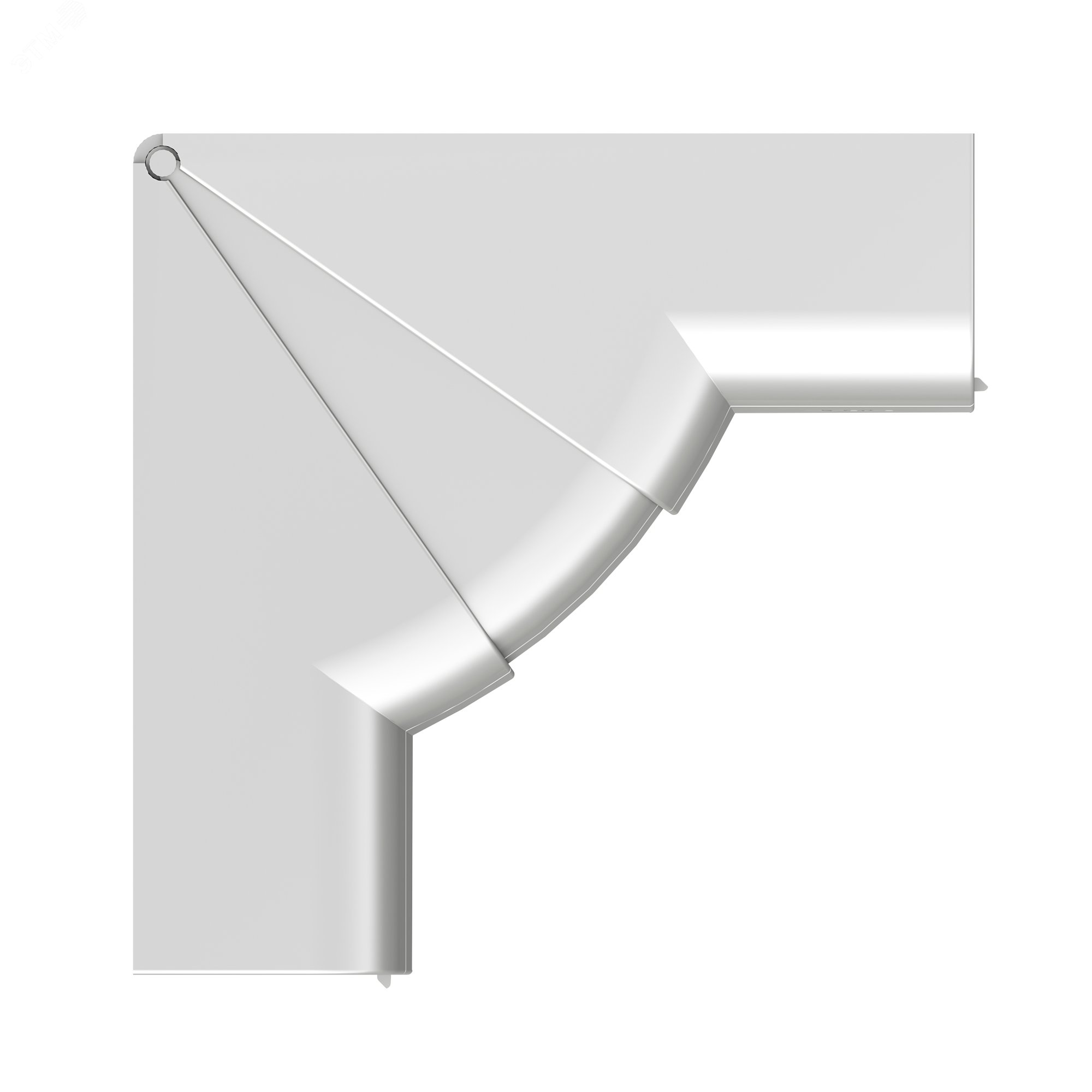 Изображение товара Угол внутренний 90х50 мм изменяемый 70-120 градусов DKC серебристый металлик