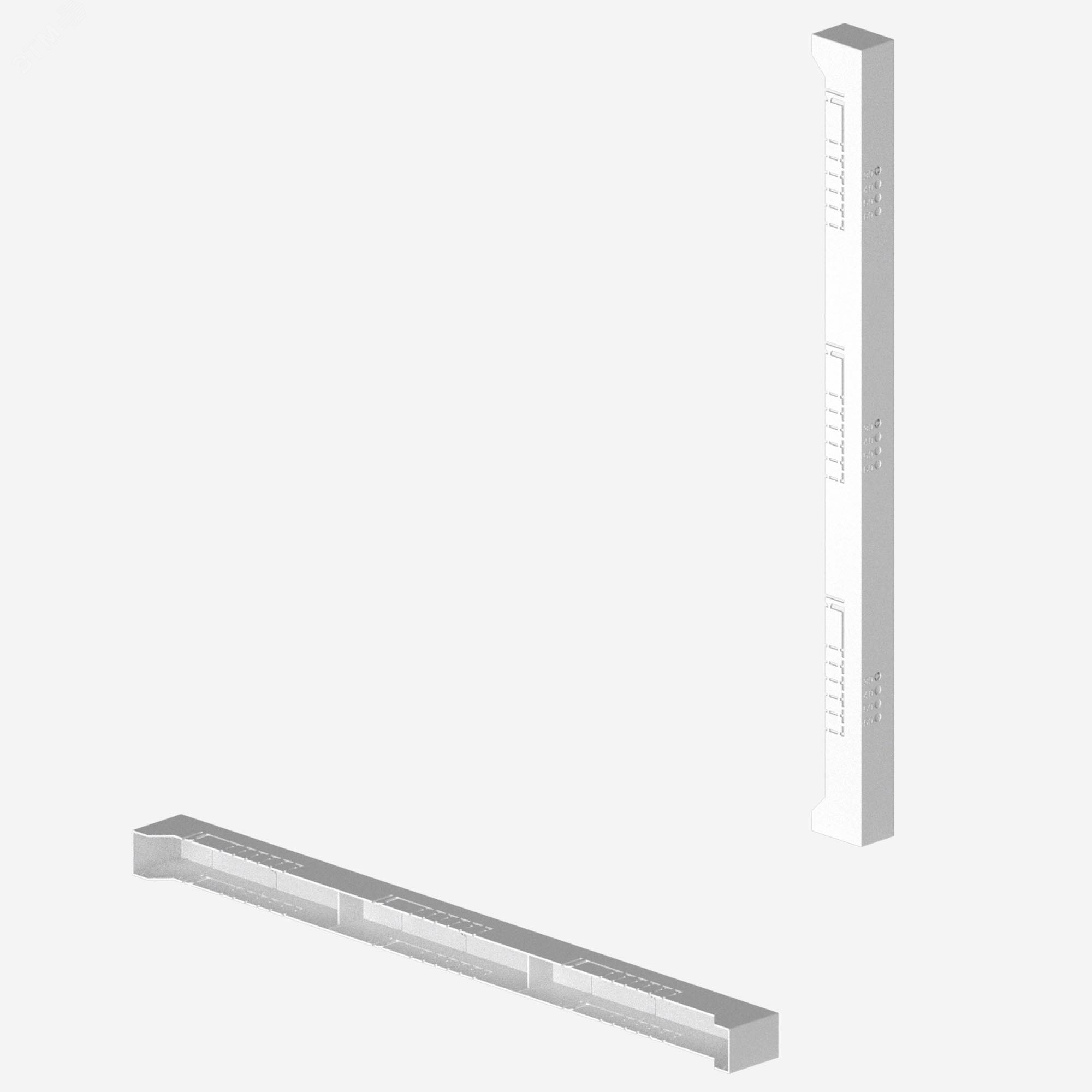 Изображение товара Заглушка торцевая для держателя шин 5-10 мм 3п.185 мм DKC