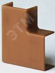 Угол плоский Г-образный 22x10 коричневый APM 00407B DKC - превью 2