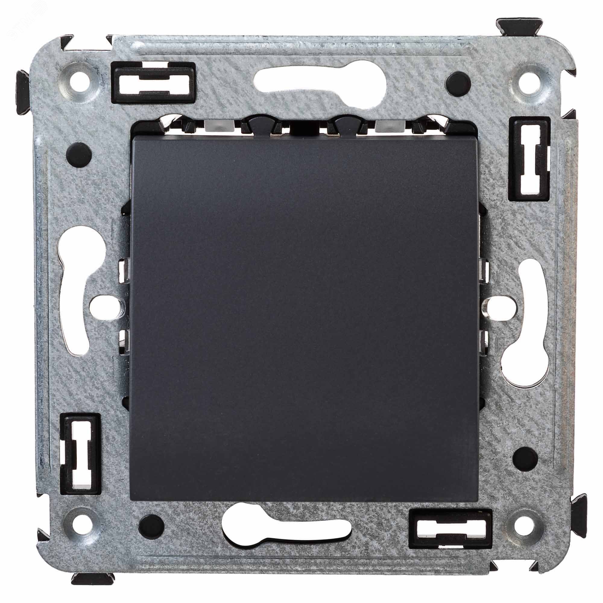 Изображение товара Avanti Вывод кабеля из стены Черный матовый