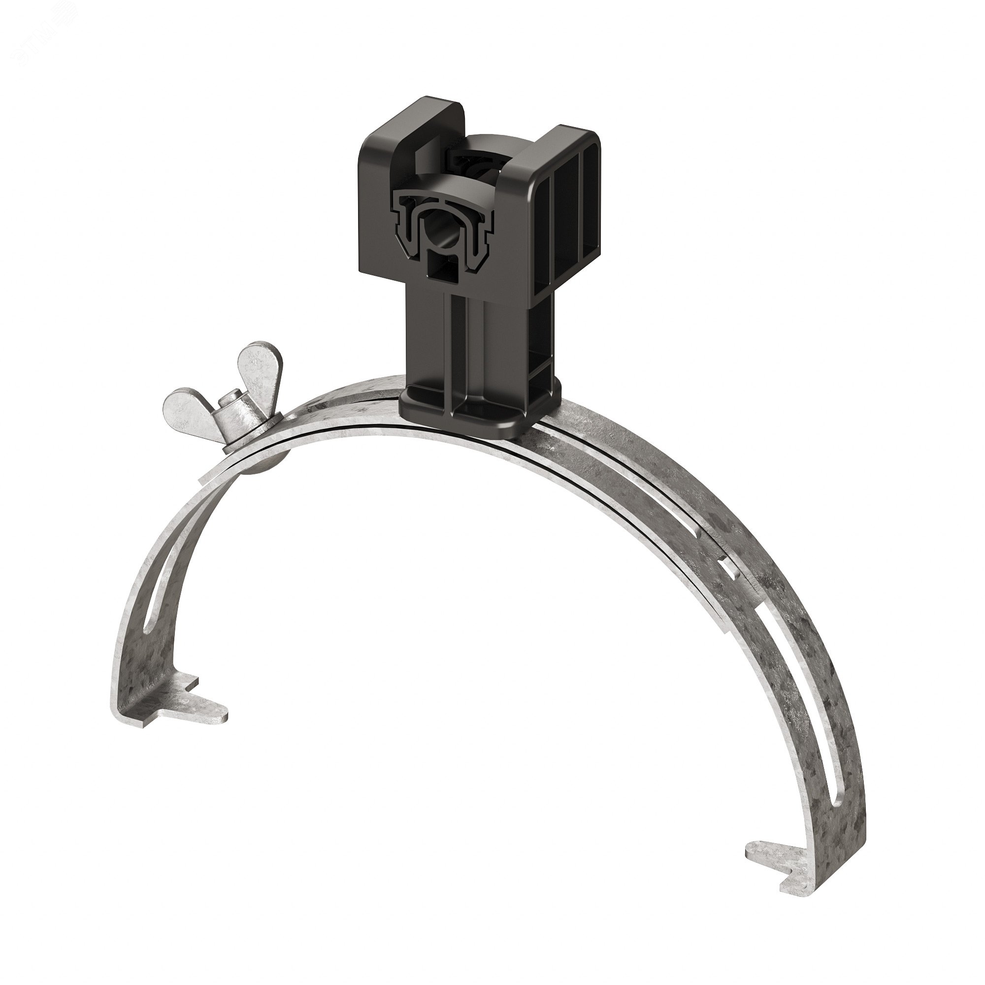 Изображение товара Регулируемый коньковый зажим с пластиковым держателем DKC ND2204