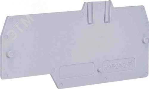 Изолятор торцевой HMT.2/1+2/PTGR серый для НММ.2/1+2 ZHM511GR DKC
