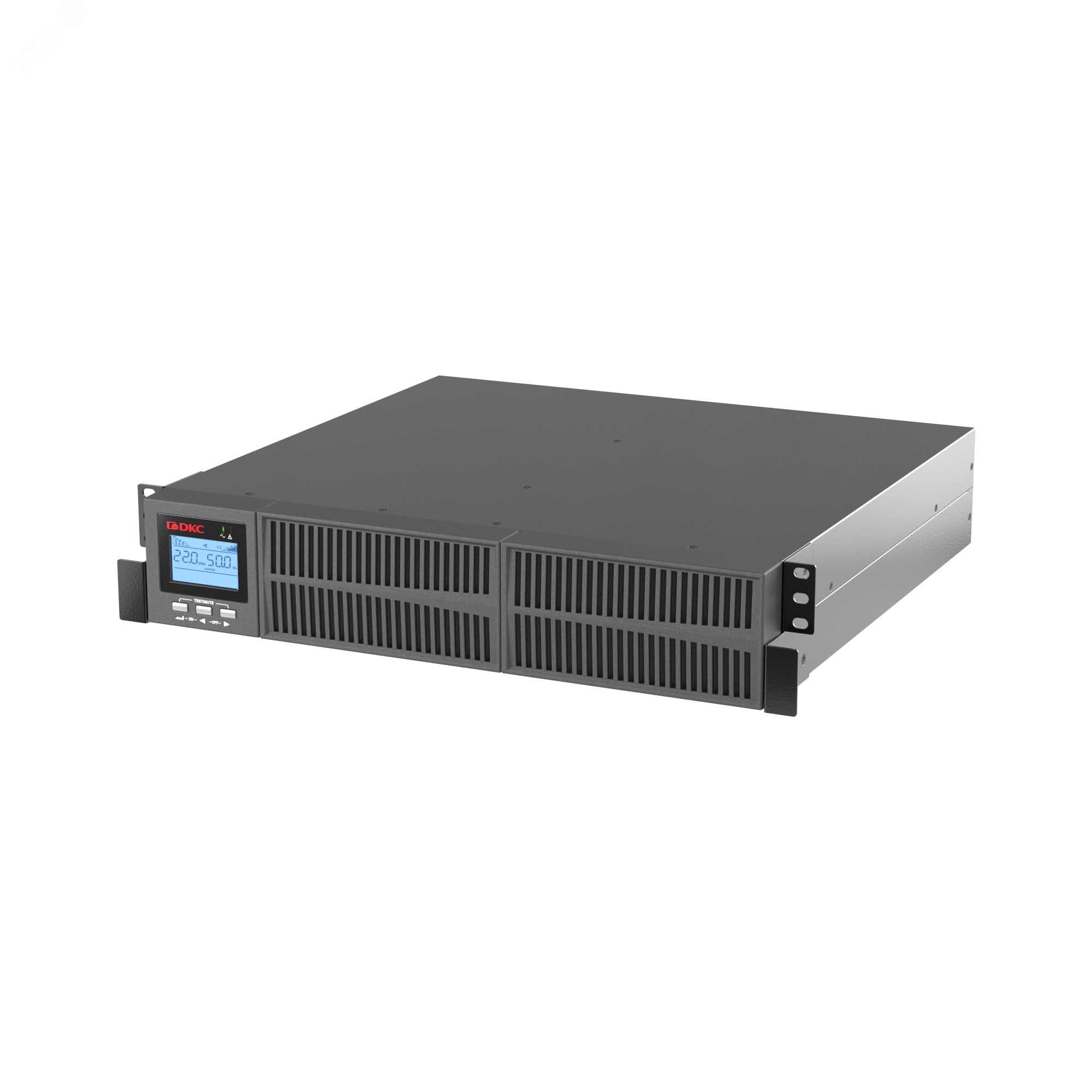 Изображение товара Источник бесперебойного питания Online Small Rackmount 1000 ВА 900 Вт для серверов и сети