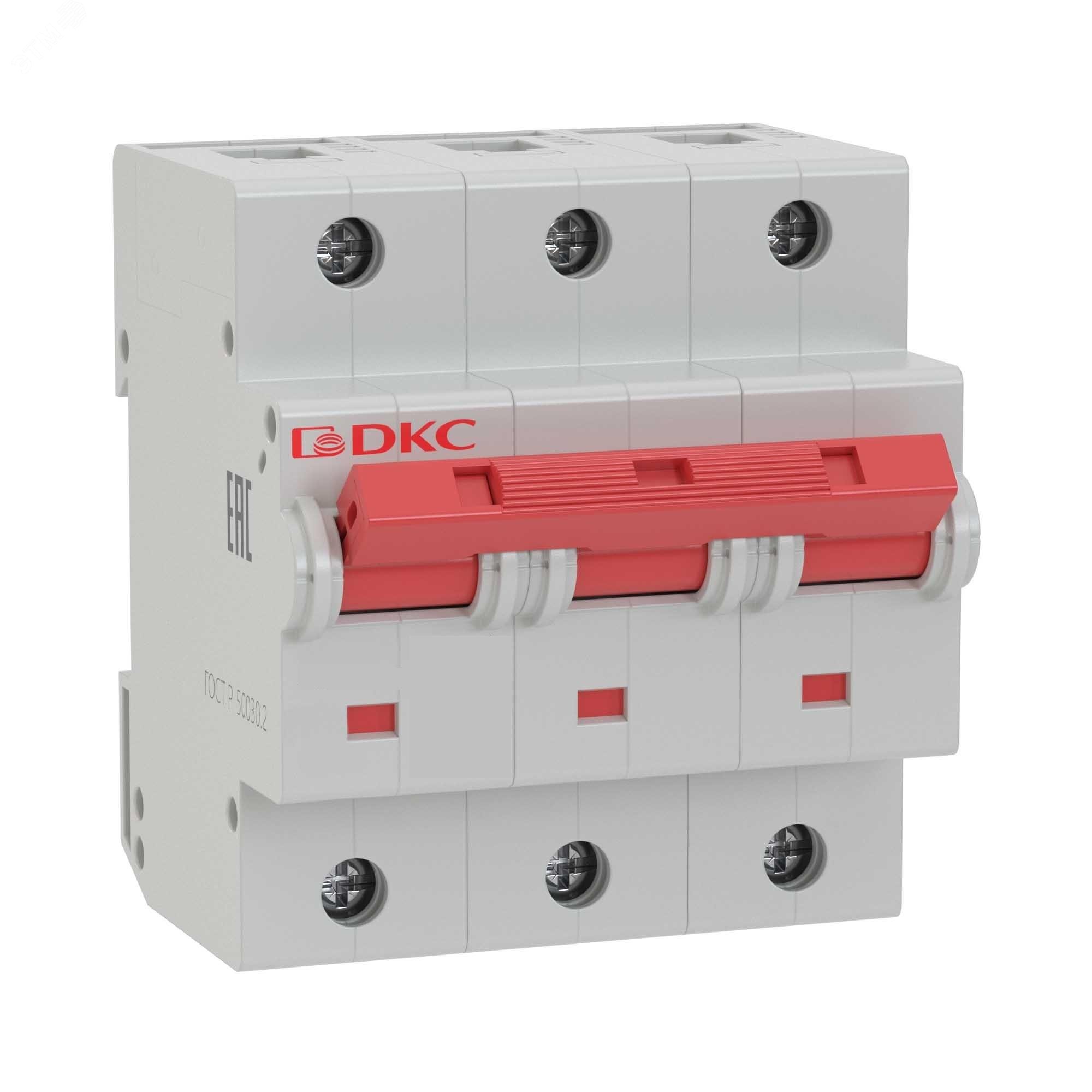 Изображение товара Автоматический выключатель YON MD125 3P 125А 15 кА защита цепей 400 В