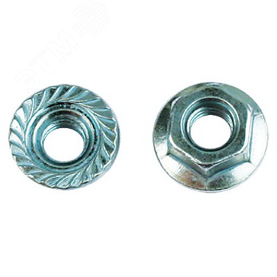 Изображение товара Гайка М12 насечка препятствующая откручиванию (шт)