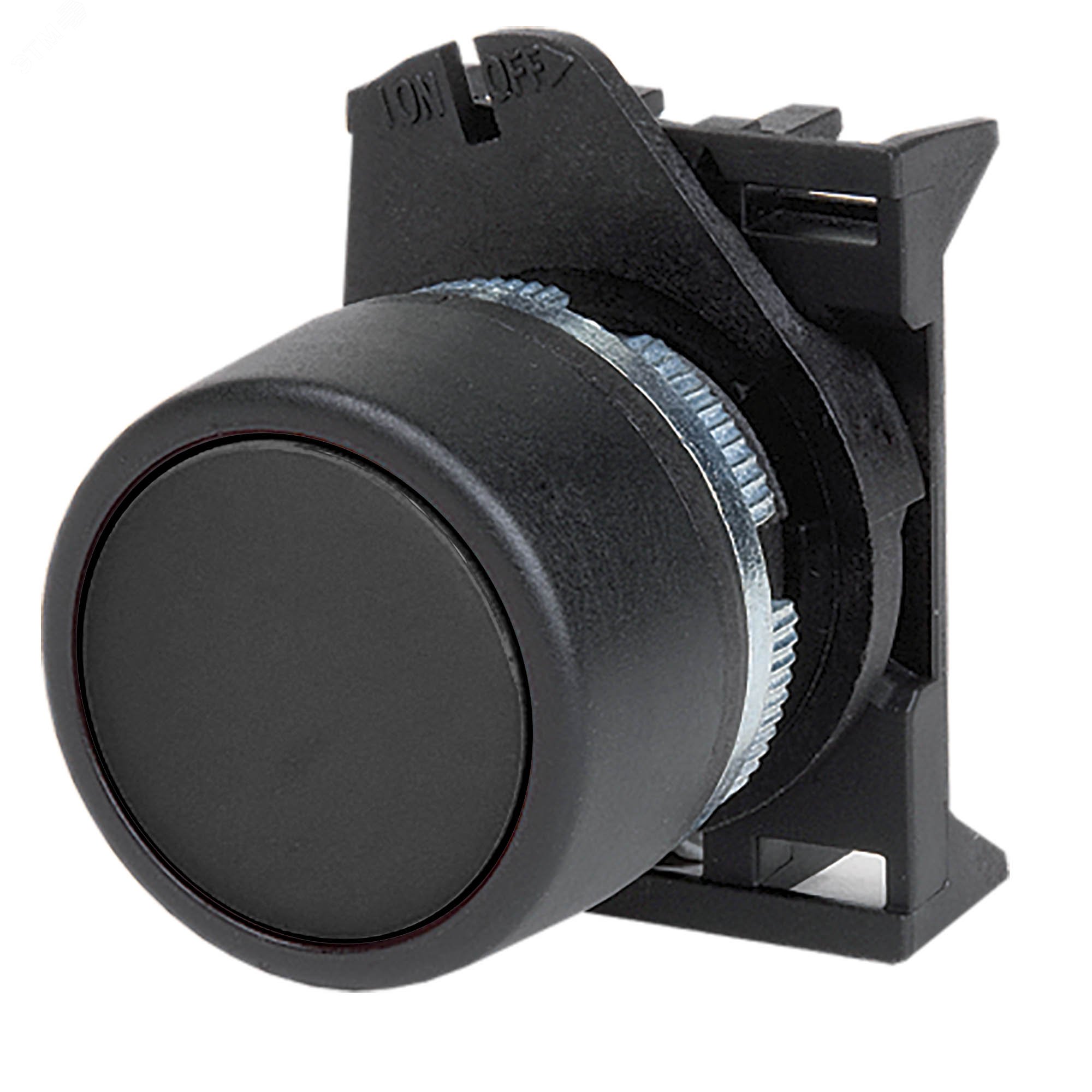 Изображение товара Кнопка плоская без фиксации черная DKC ABHTR6