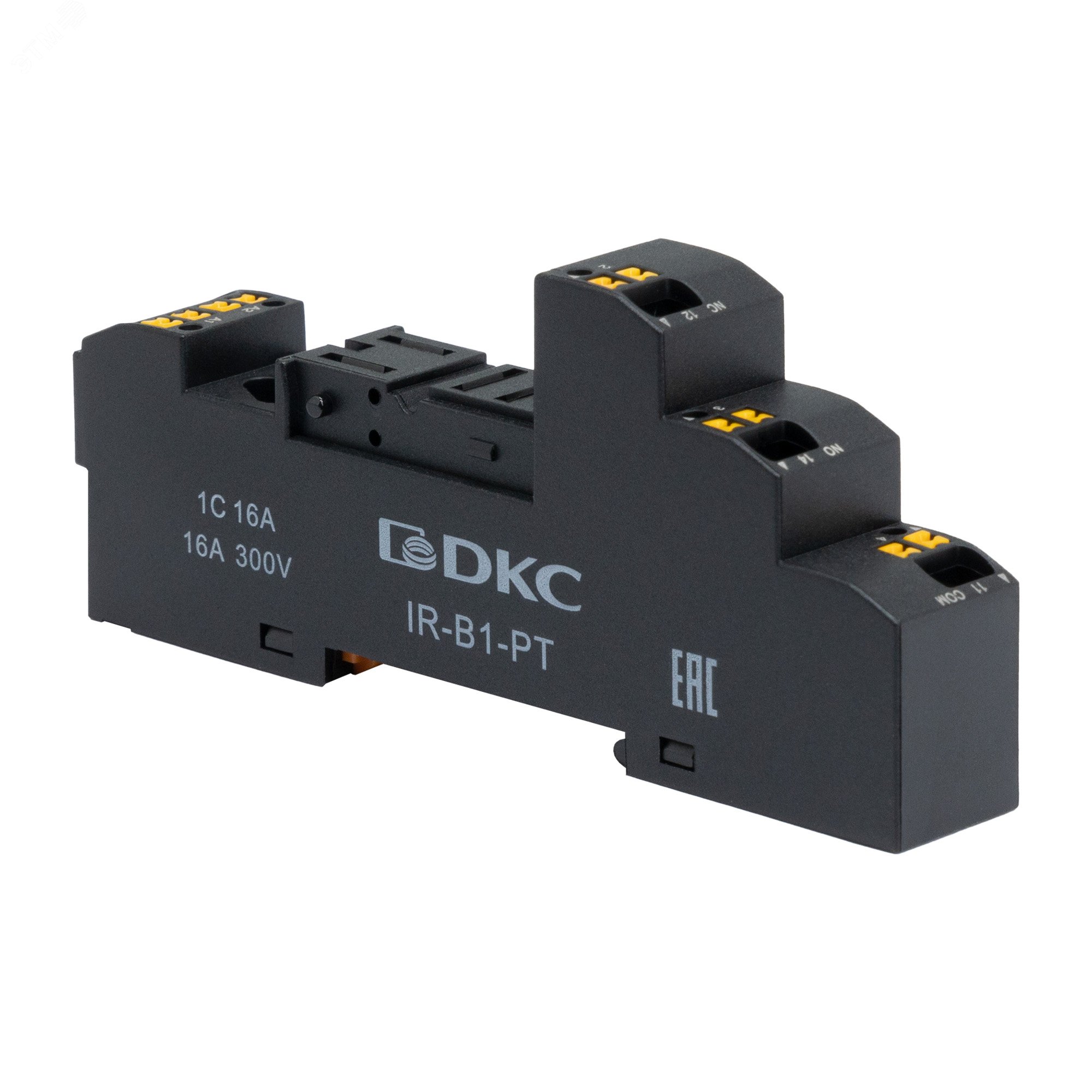 Изображение товара Колодка с клеммами push-in для реле на 1 группу IR-24DC/230AC-1CO