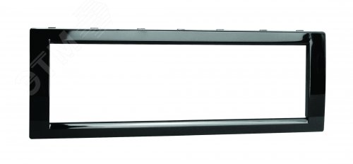 BRAVA Рамка 6 модулей универсальная черная F00015B DKC - превью 2