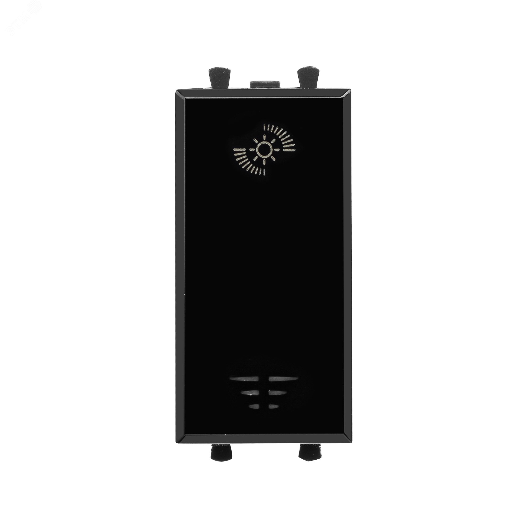 Avanti Диммер кнопочный ''Черный квадрат'', для LED ламп, 16A, 1 модульный 4402341 DKC - превью 2