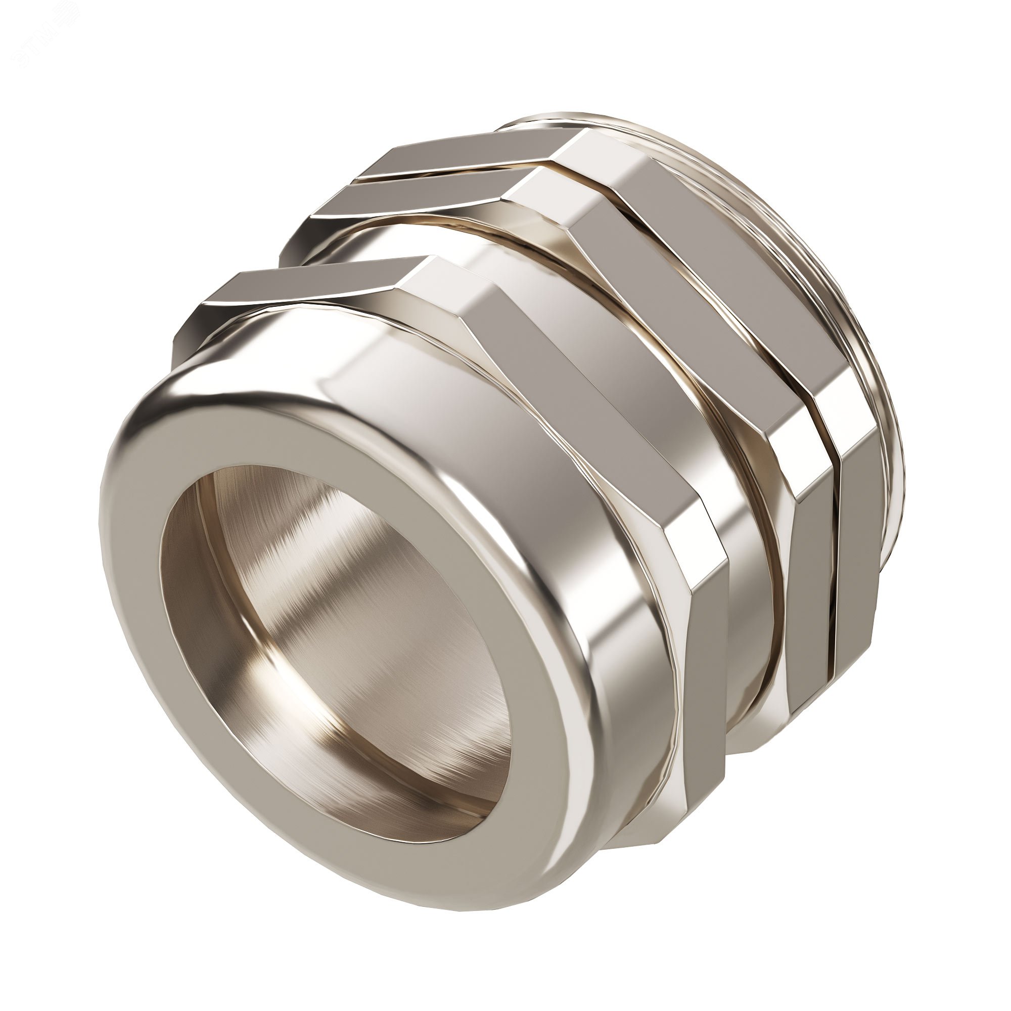 Изображение товара Кабельный ввод M32 латунный никелированный диаметр 15-22 мм DKC