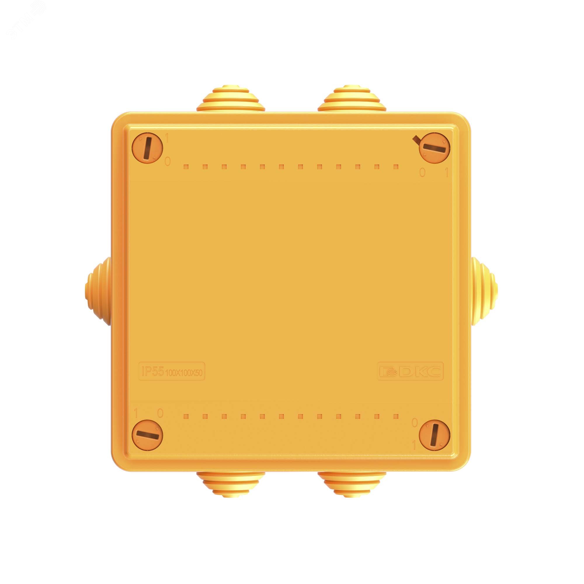 Коробка пластиковая FS с кабельными вводами и клеммниками, IP56,100х100х50мм, 5р, 450V,20A,10мм.кв FSB11510 DKC - превью 5