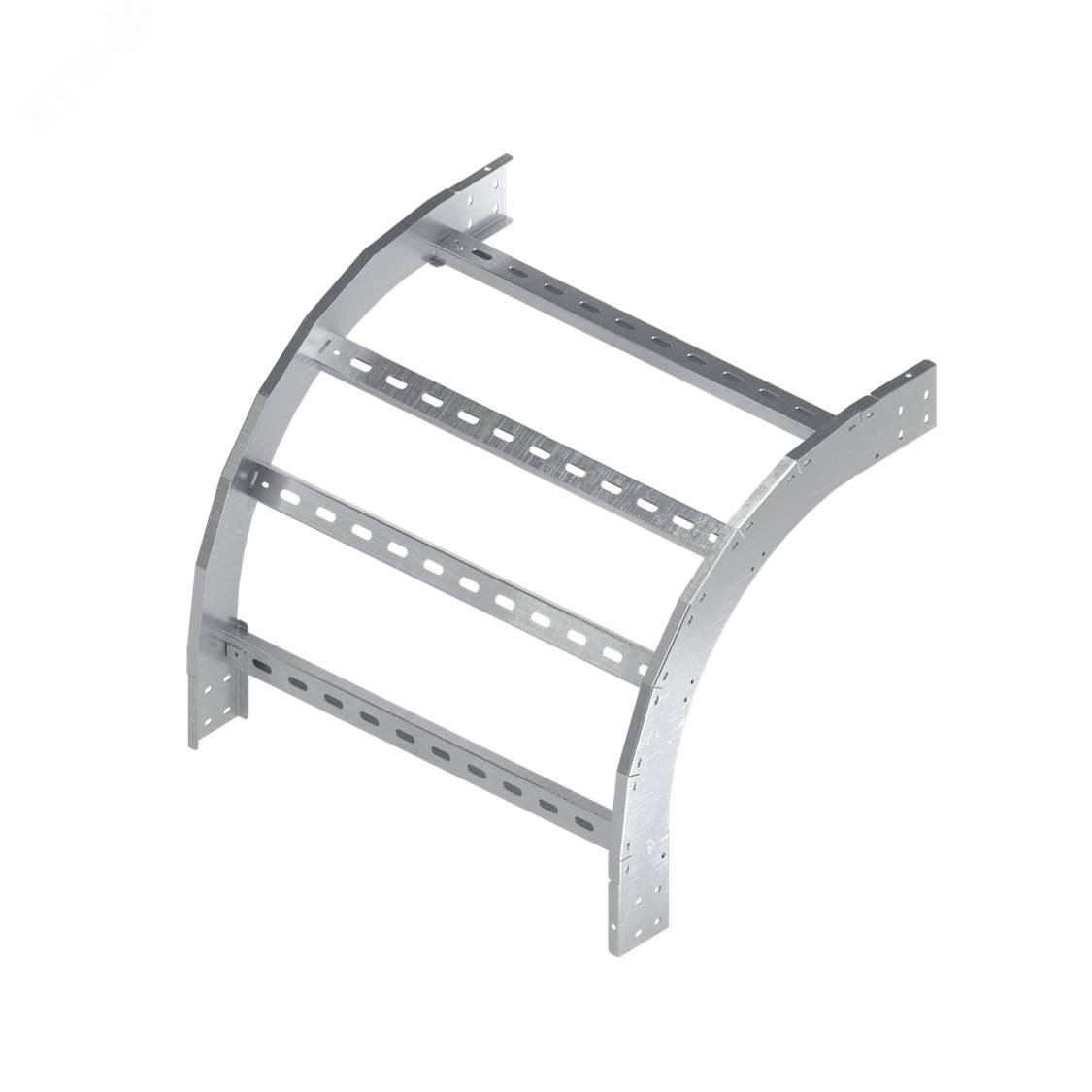 Изображение товара Угол вертикальный внешний 90 градусов 50x400 R300 с крепежом и пластинами