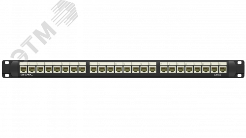 Патч-панель 19'',1U,CAT5E, 24 модуля RJ45, неэкранир ованная RN5PPU24 DKC - превью 2