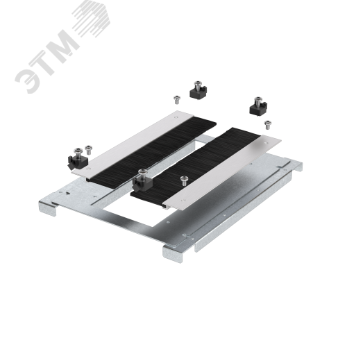 Изображение товара Центральный пакет глубиной 400 со щетками стальной оцинкованный
