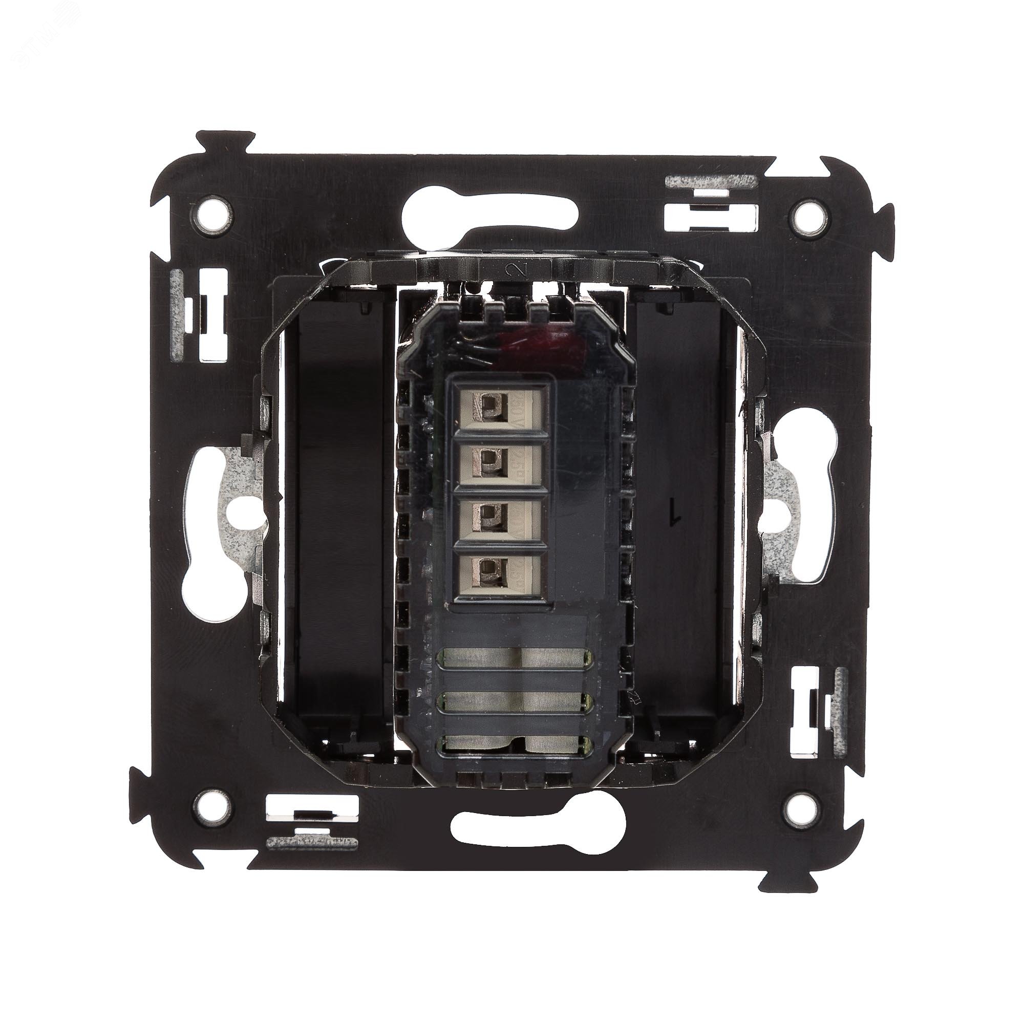 Avanti Диммер кнопочный в стену для LED ламп, , Черный матовый 4412343 DKC - превью 3