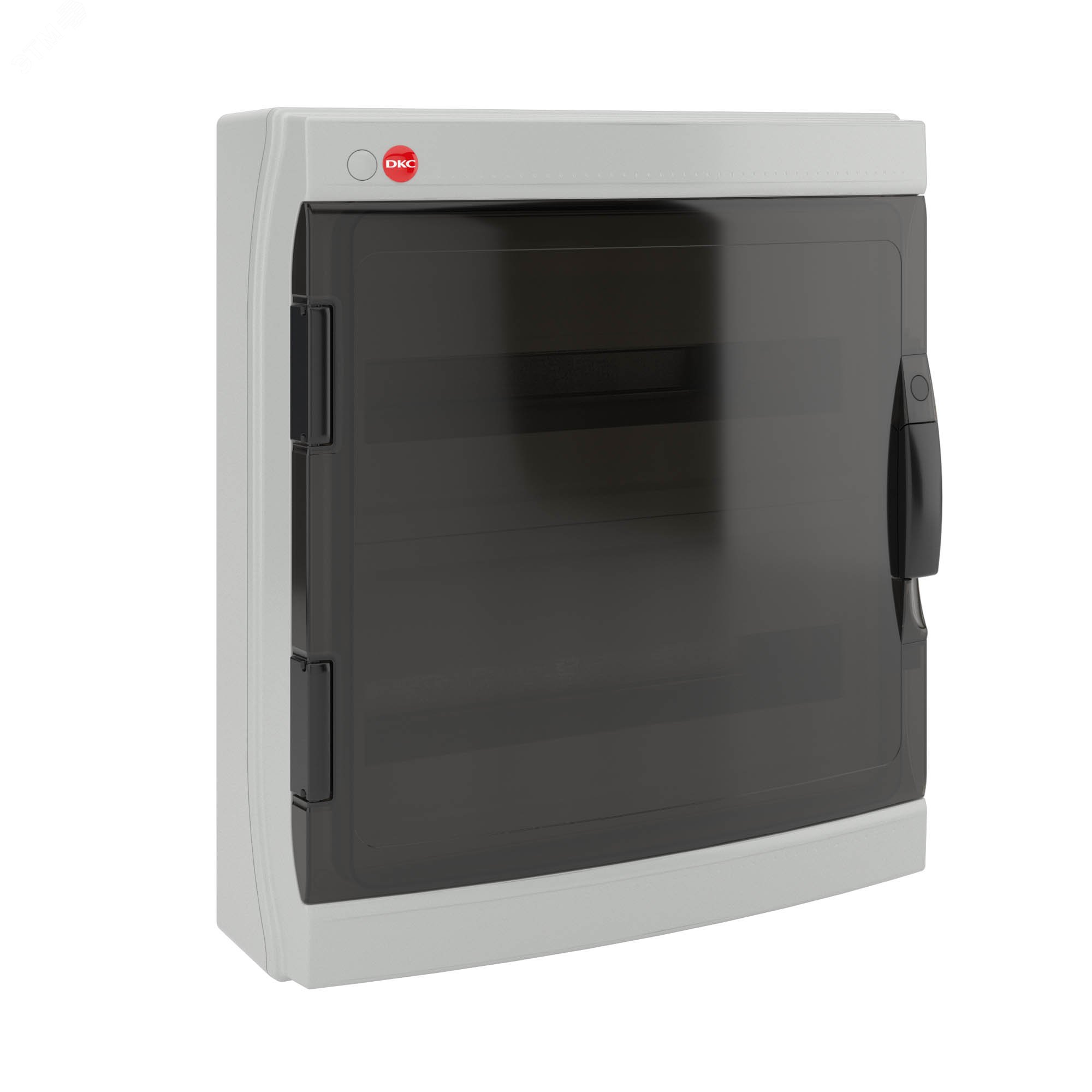 Щит распределительный навесной ЩРн-П-36 (2х18) IP65 пластиковый прозрачная дверь серый 85636 DKC - превью 2