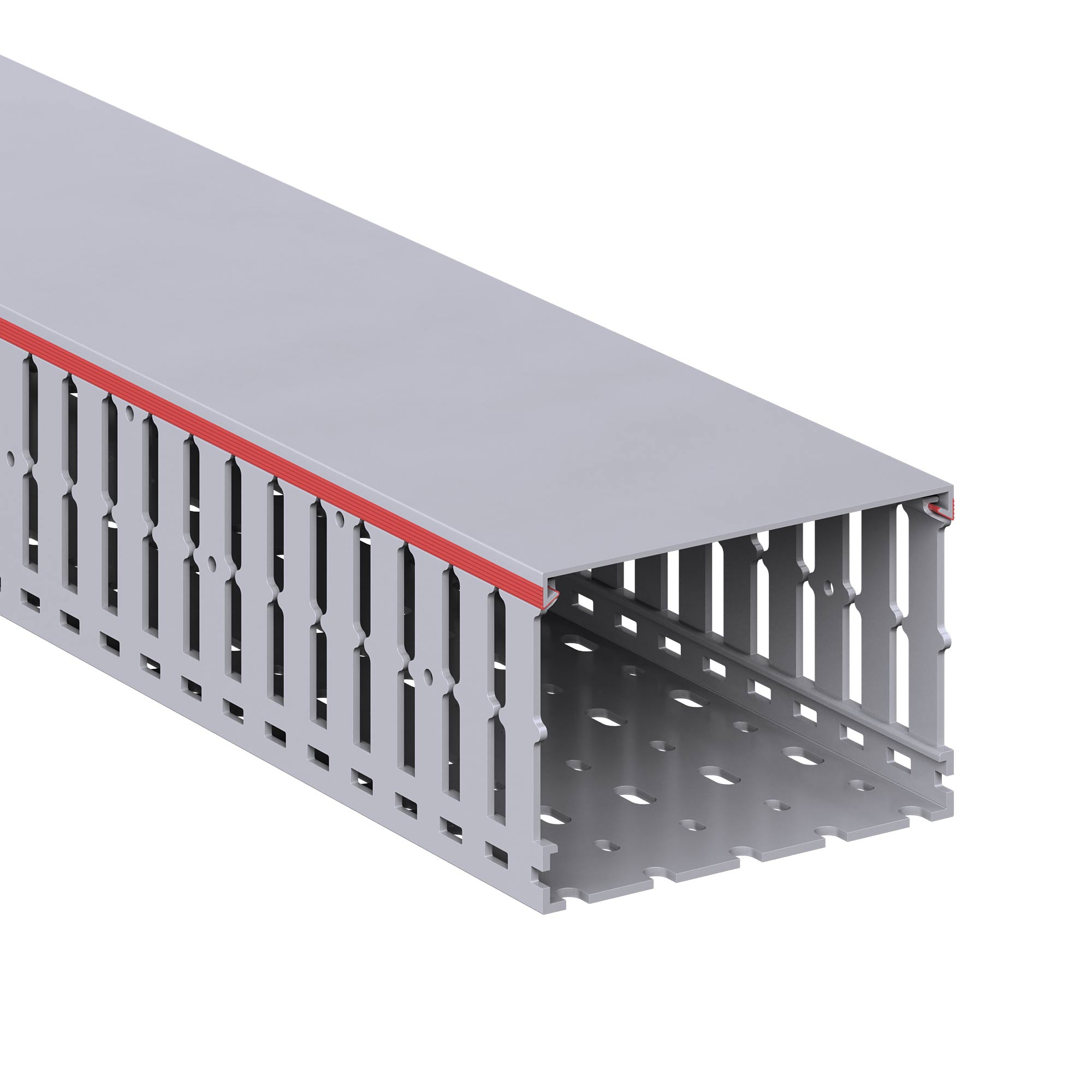 Короб перфорированный RL12 120x80 серый QUADRO