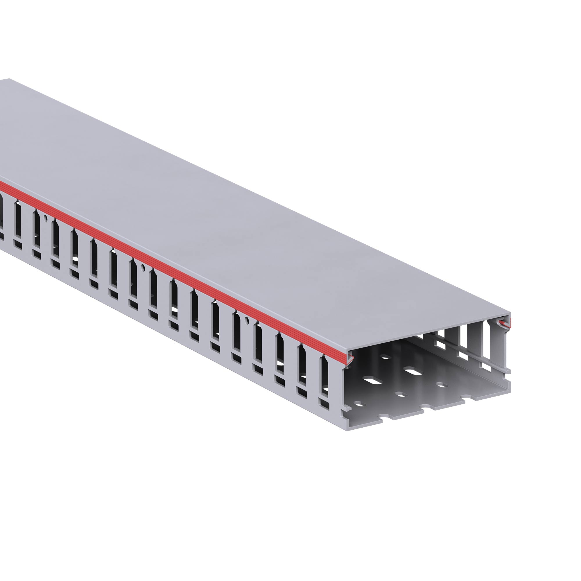 Короб перфорированный RL12 100x40 серый QUADRO