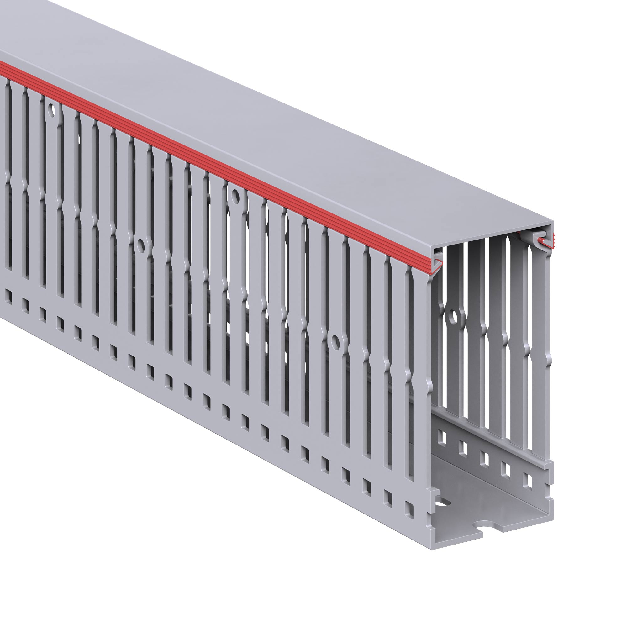 Короб перфорированный RL6 40x80 серый QUADRO