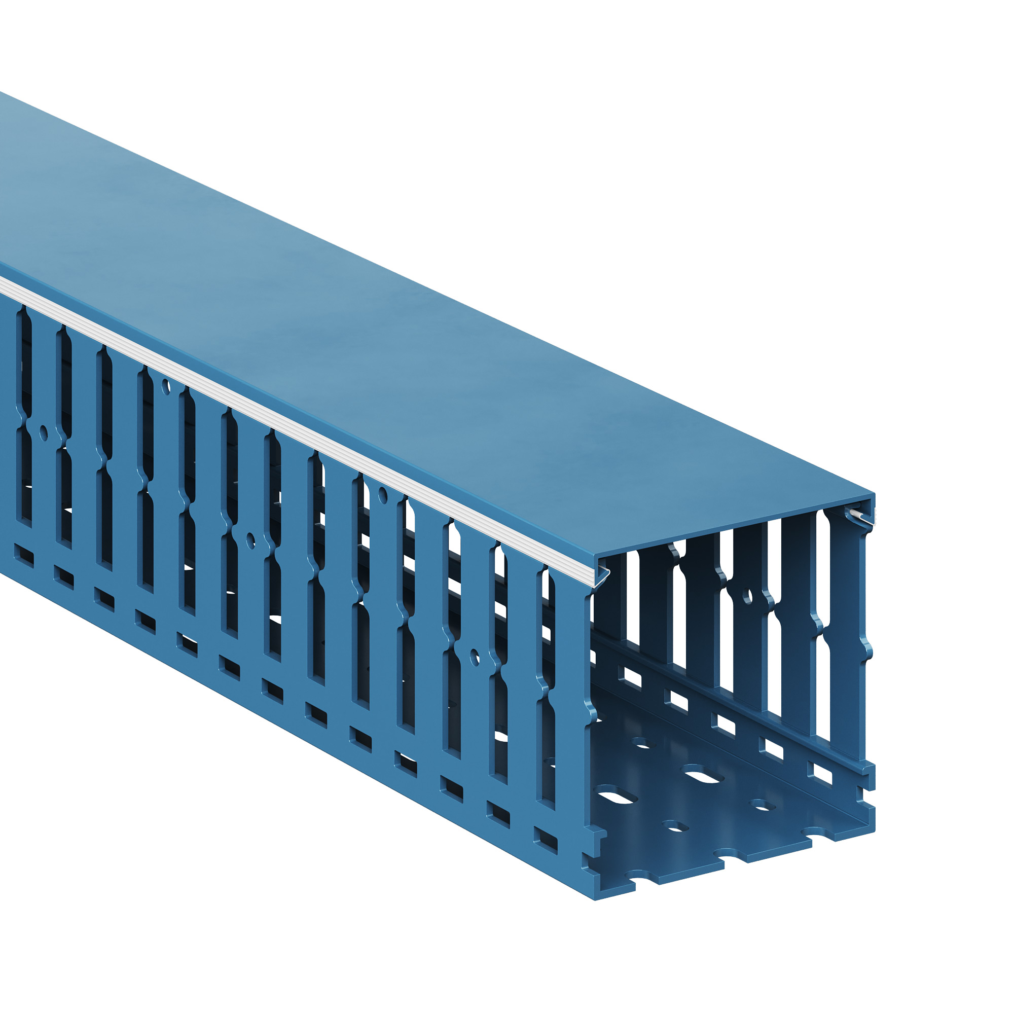 Короб перфорированный RL12 80x80 синий  QUADRO