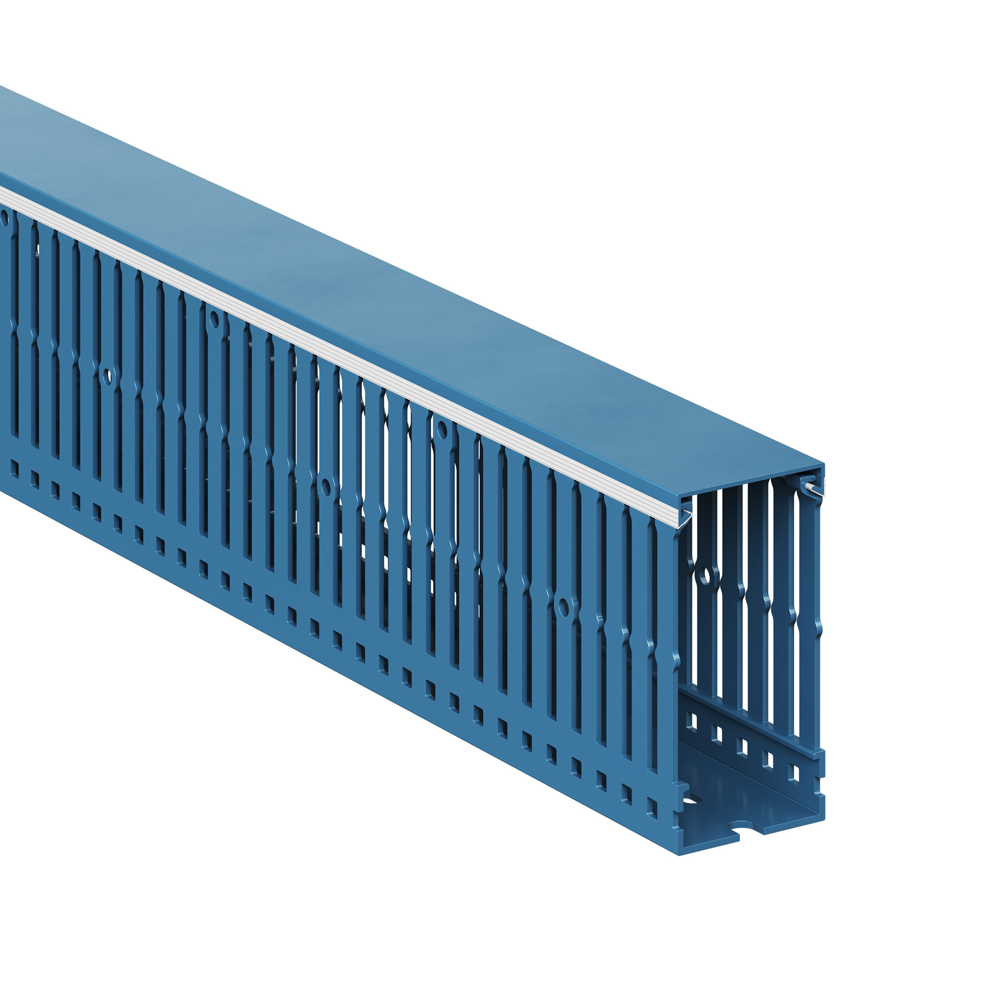 Короб перфорированный синий RL6 40x80