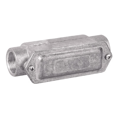 Коробка протяжная алюминиевая 2 ввода 180град. М50х1.5 IP55 171х62х71мм