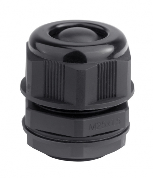 Кабельный ввод IP68 M40 с мембраной черный для    кабеля d.22-32mm