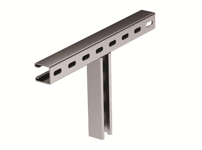 Крепление Т-образное вертикальной двутавровой балке 200 мм горячеоцинкованное