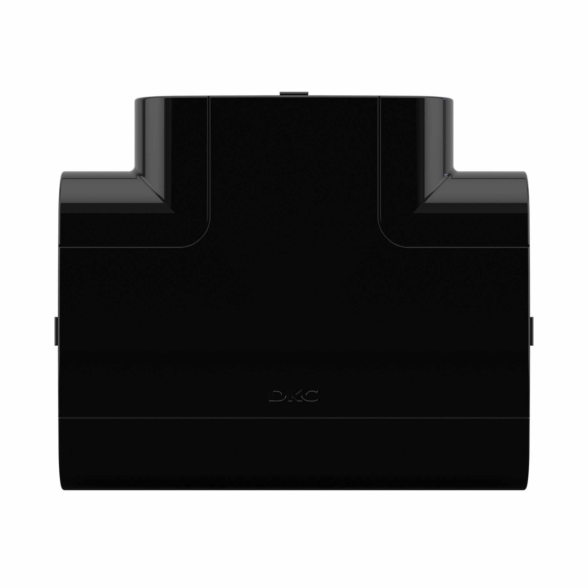 Тройник 90х50 мм, черный