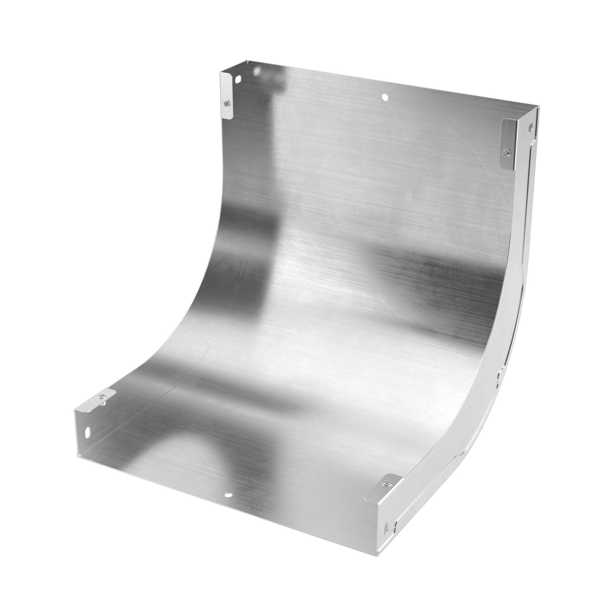 Угол вертикальный внутренний 90 градусов 50х100, 1,5 мм, алюминий, в комплекте с крепежными элементами и соединительными пластинами, необходимыми для монтажа