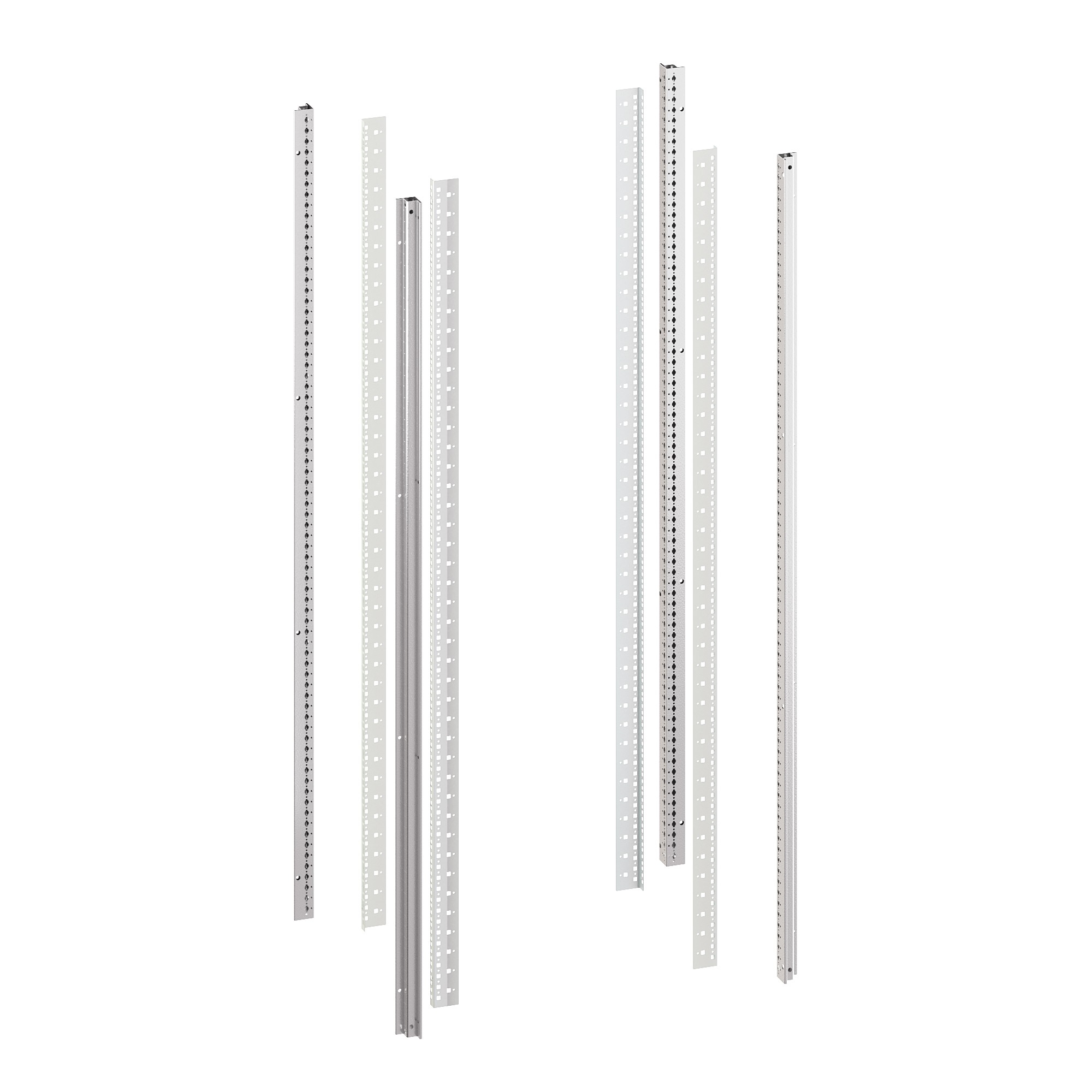 Стойки вертикальные комплект для 42U IT-CQE       RAL7035