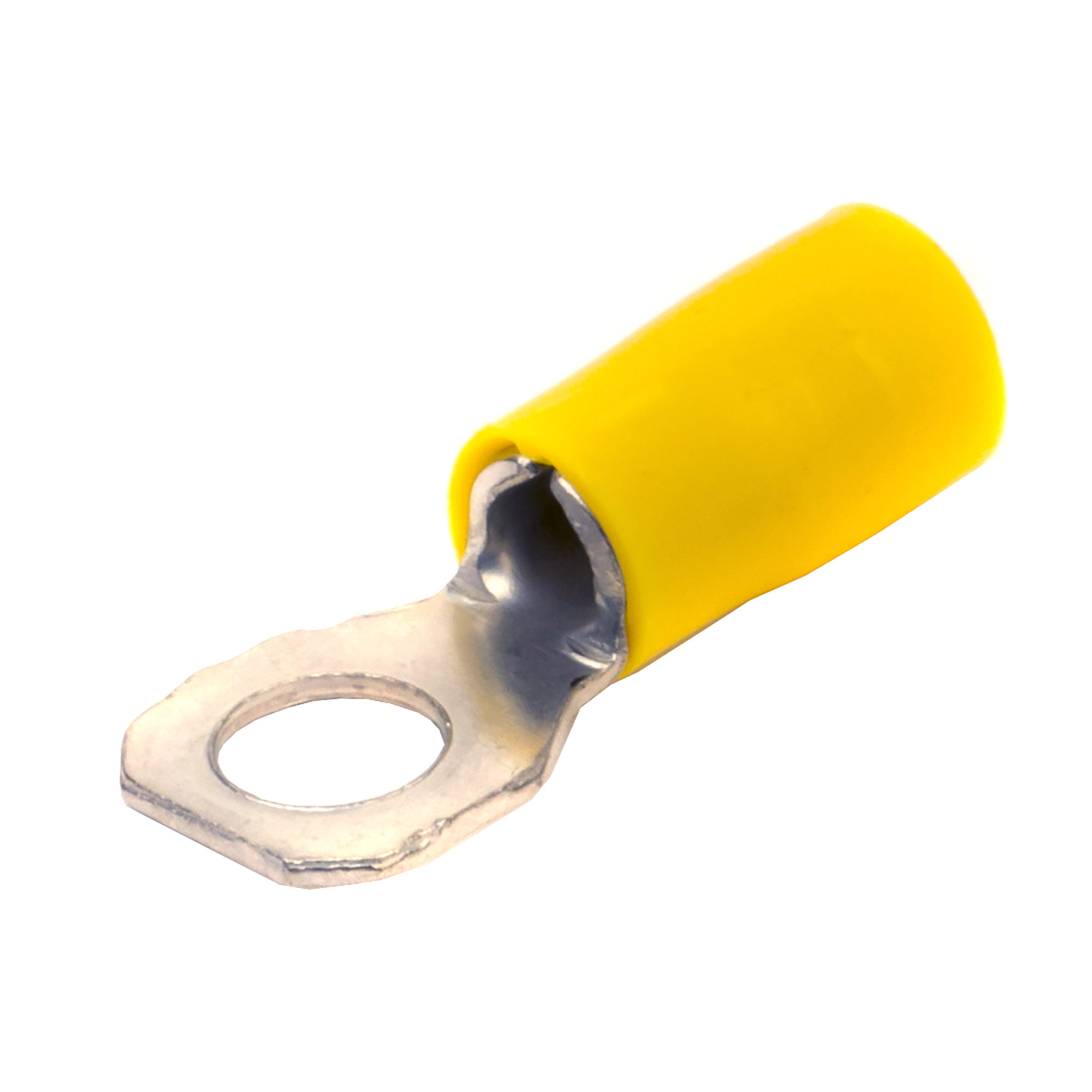 Наконечник кабельный НКИ 6-10 с изолированным фланцем желтый (50шт)