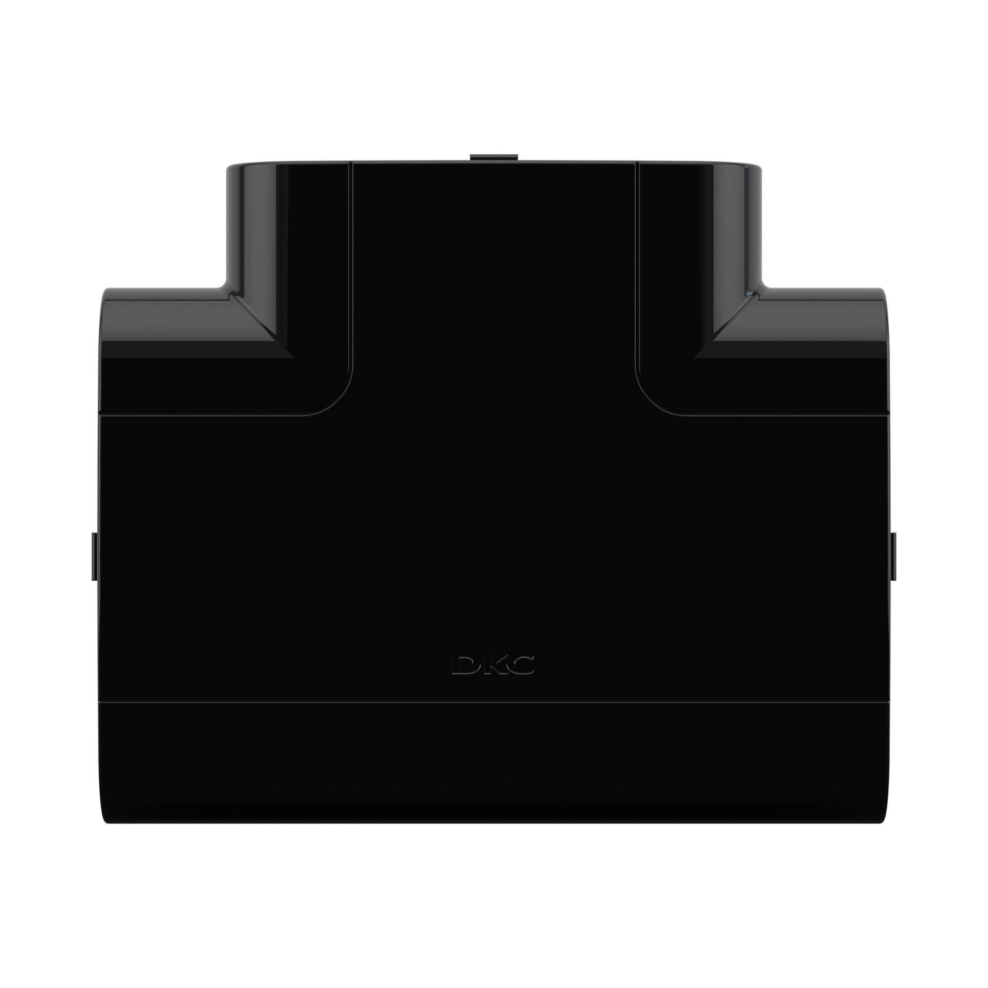 Тройник 110х50 мм черный