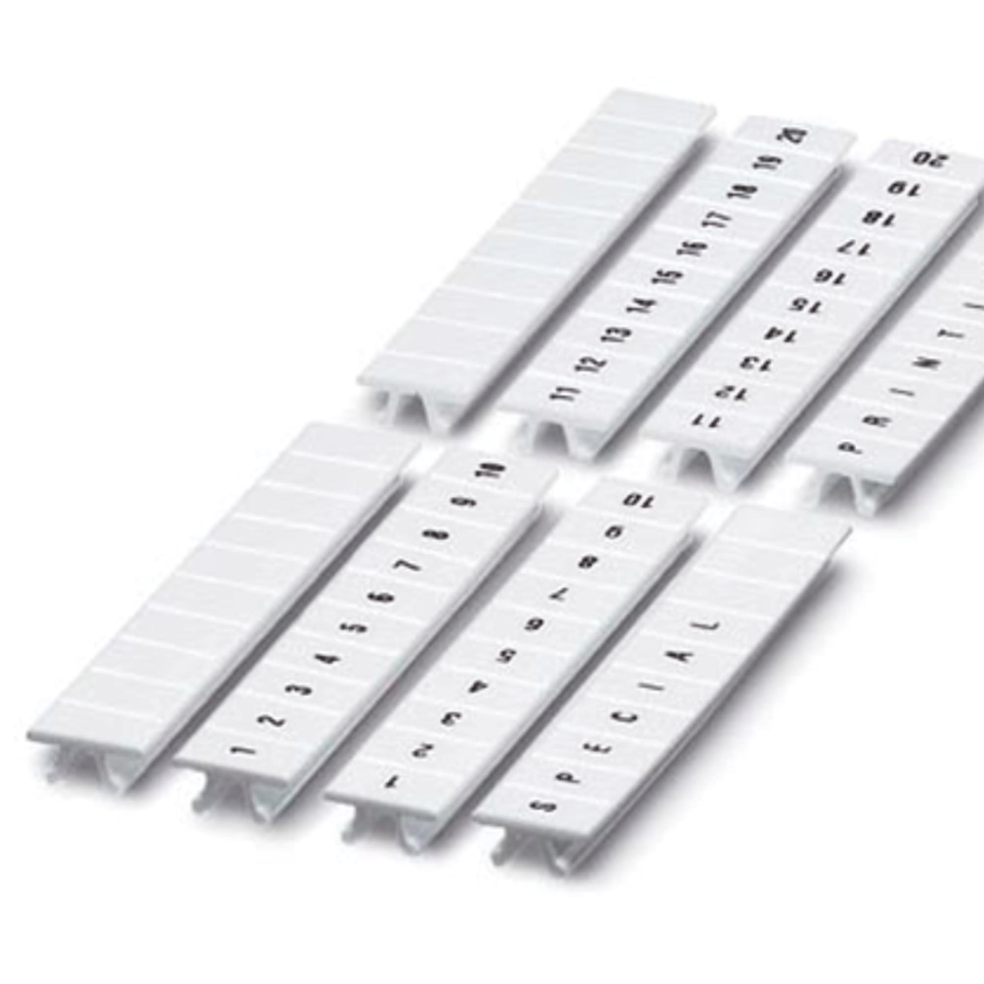 Маркировка для клемм, ширина 6 мм, знак заземления в круге, горизонтальная ориентация, 1шт.полоса из 10 маркеров