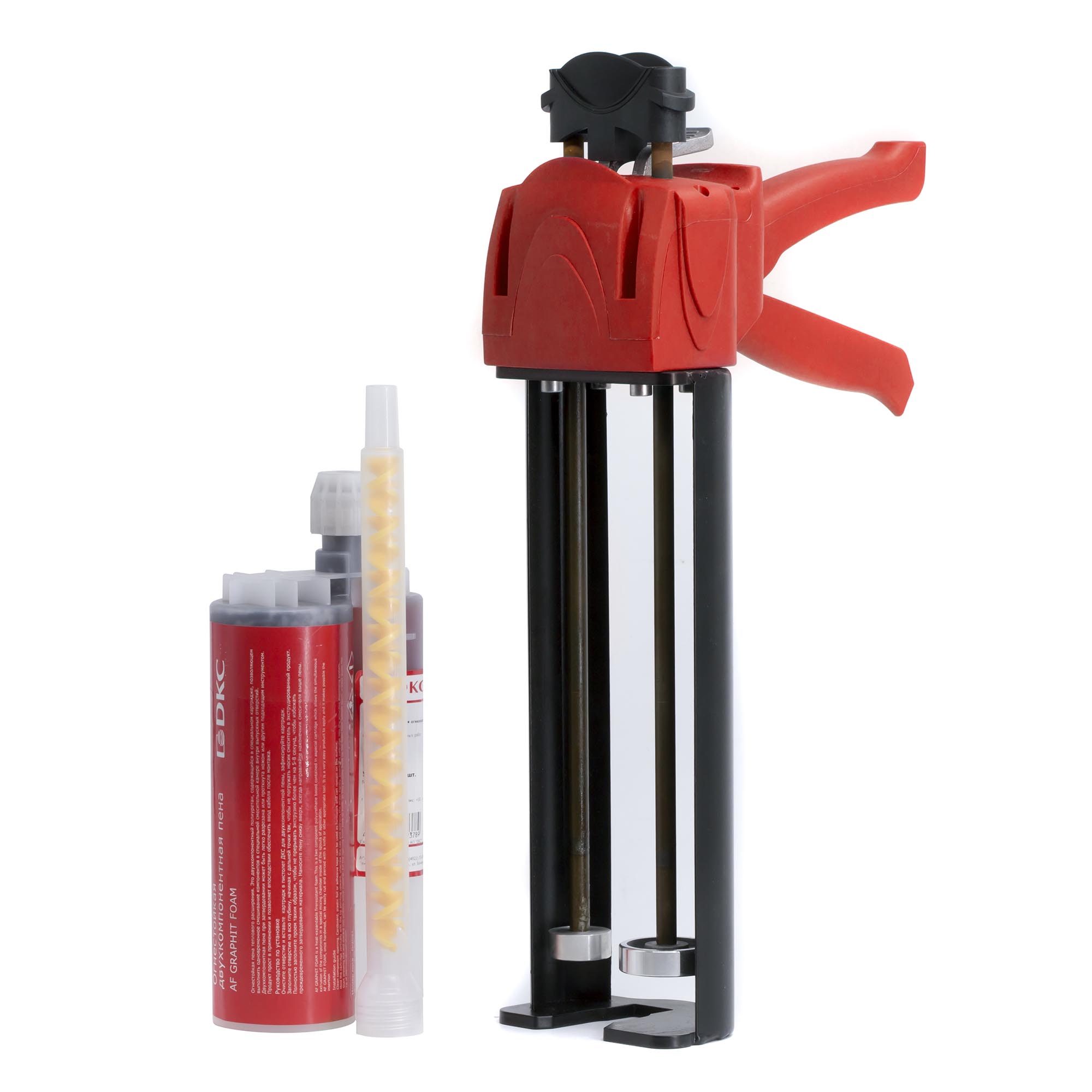 Комплект (пена двухкомпонентная огнестойкая DN1201 - 2 шт., пистолет DN1202)