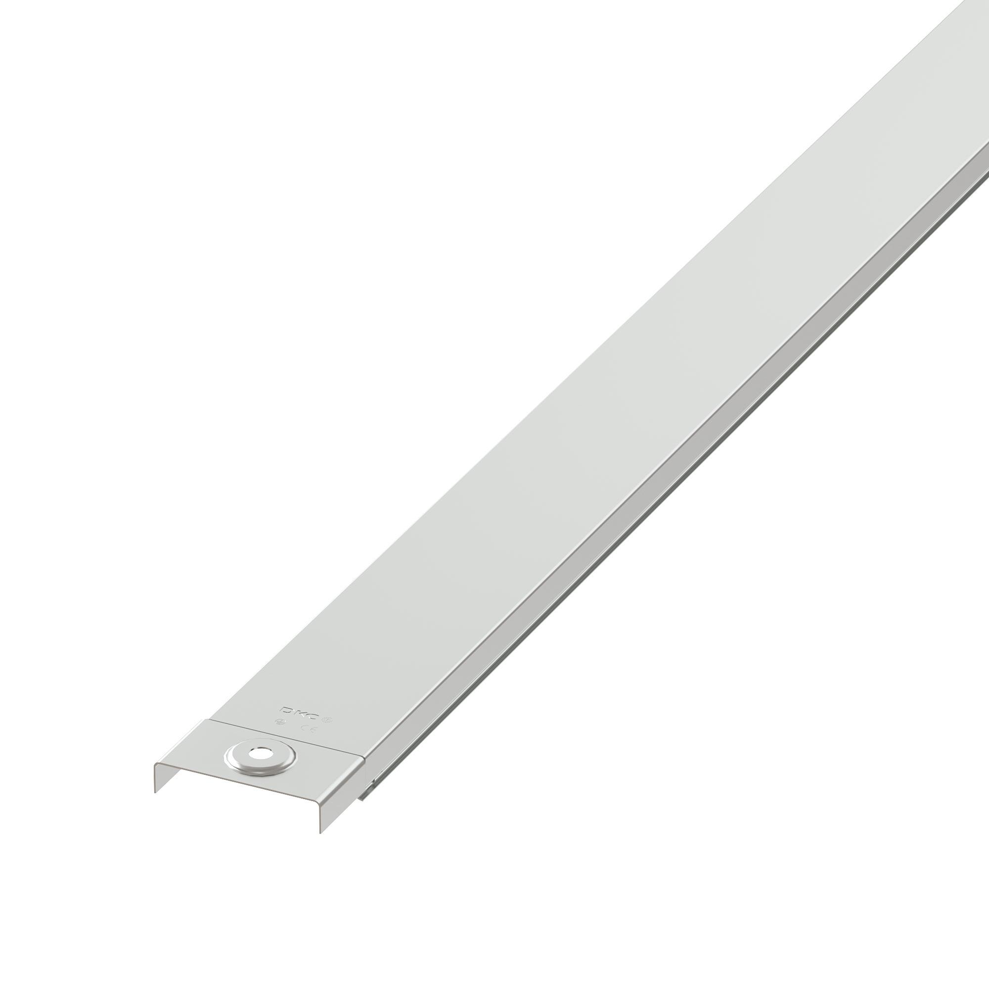 Крышка на лоток с заземлением основание 80мм L=2000