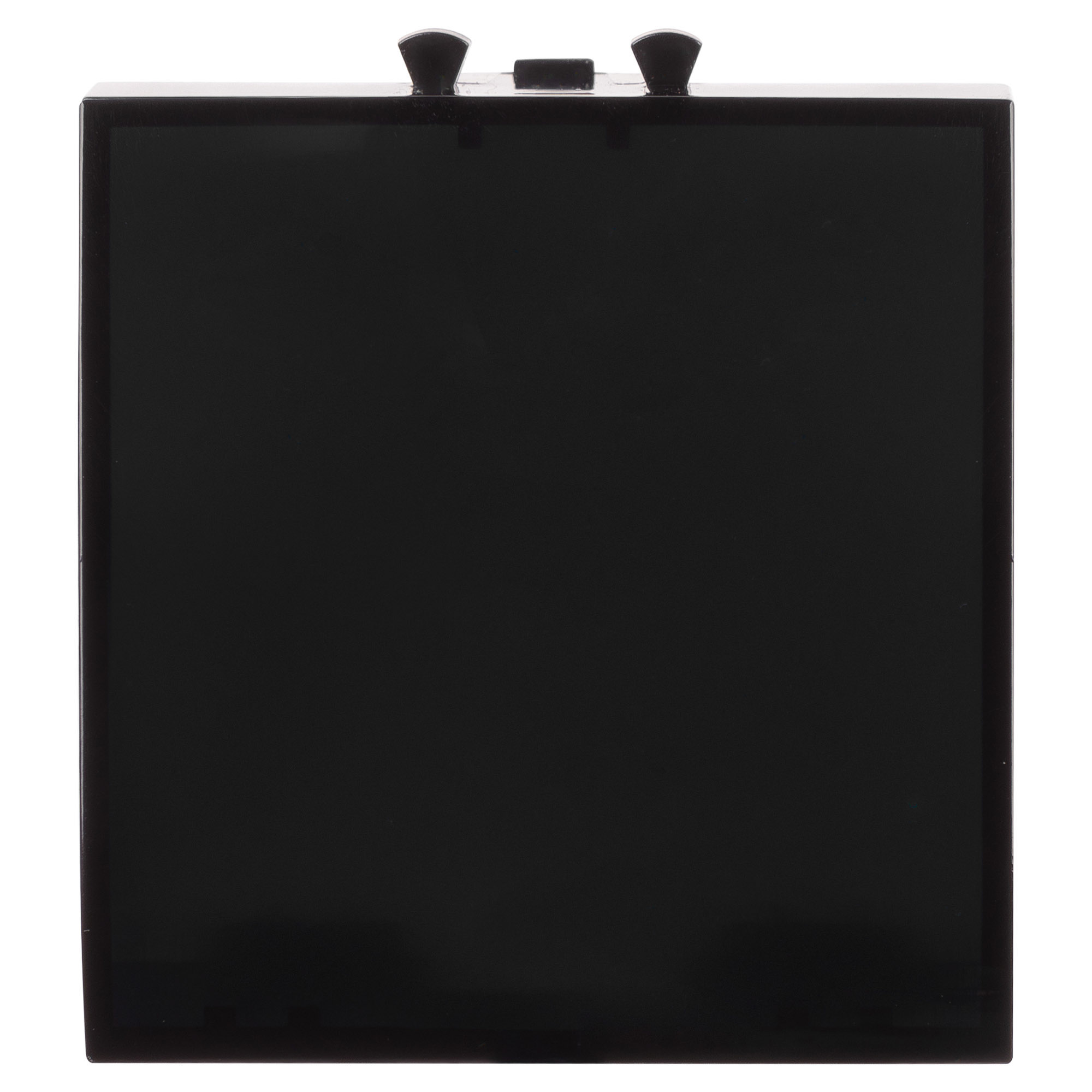 Вывод кабеля модульный, Avanti, черный квадрат, 2 модуля